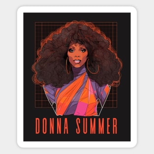 Donna Summer - Retro Style Fan Design Magnet